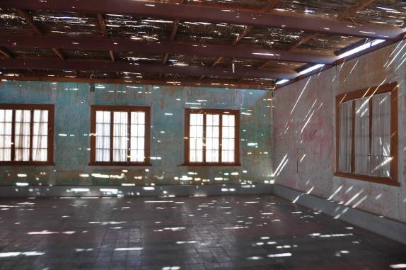 Salão do hotel em Humberstone, próximo à Iquique - Chile